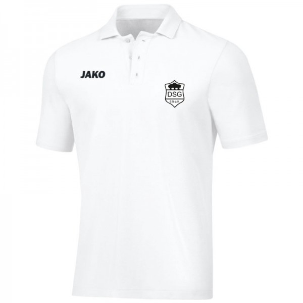 JAKO DSG Herren Polo Base weiß