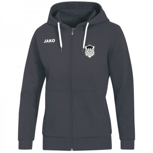 JAKO DSG Damen Kapuzenjacke Base anthrazit
