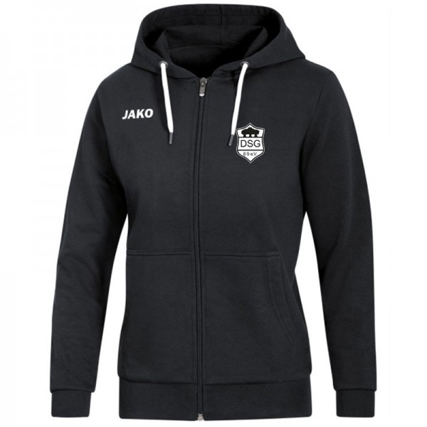 JAKO DSG Damen Kapuzenjacke Base schwarz