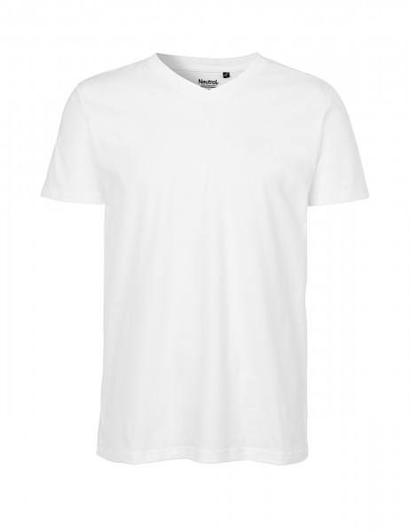 Fairtrade Bio-Baumwolle Herren V-Neck T-Shirt