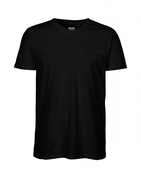 Fairtrade Bio-Baumwolle Herren V-Neck T-Shirt